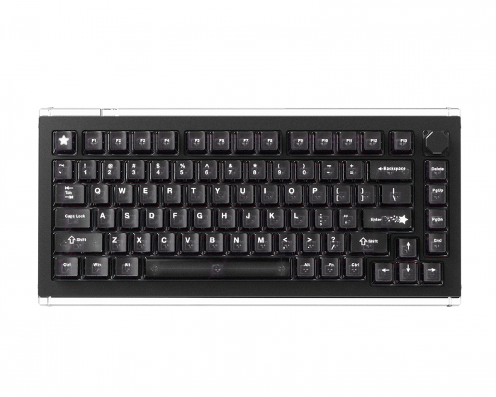 DrunkDeer A75 Master - Hall Effect Gaming Tastatur ANSI - Obsidian Black [TTC POM]