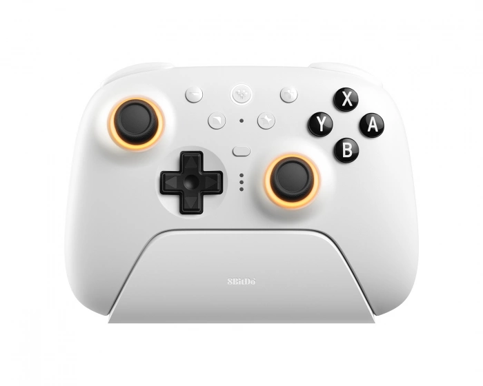 8Bitdo Ultimate 2 Bluetooth Controller TMR Sticks - Hvid
