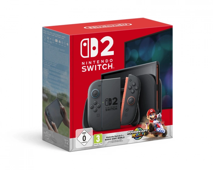 Nintendo Switch 2 Spilkonsol - Mario Kart World Bundle