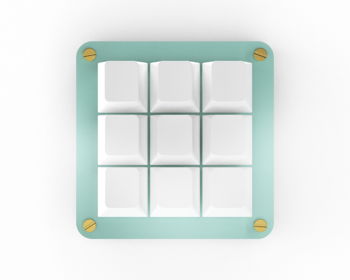 MaxCustom 9-Key MacroPad - Turkis
