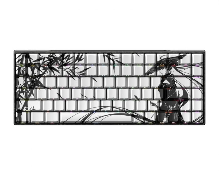 WLMouse YING75 HE Forged Carbon Fiber Tastatur - Hvid [Gateron Nightfall]