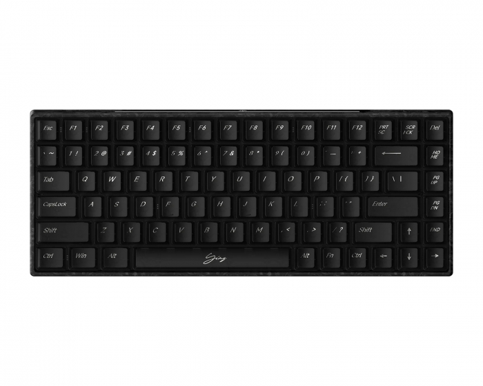 WLMouse YING75 HE Forged Carbon Fiber Tastatur - Sort [TTC Shadow]
