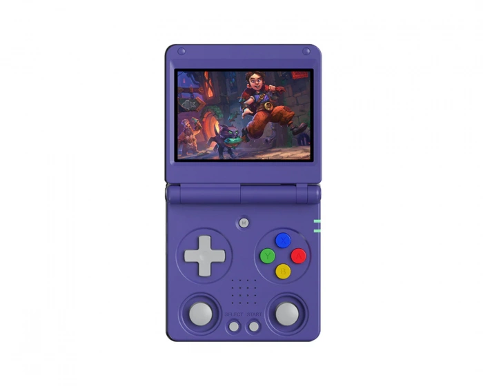 Anbernic RG34XXSP Retro Emulator (64GB) - Indigo Blå
