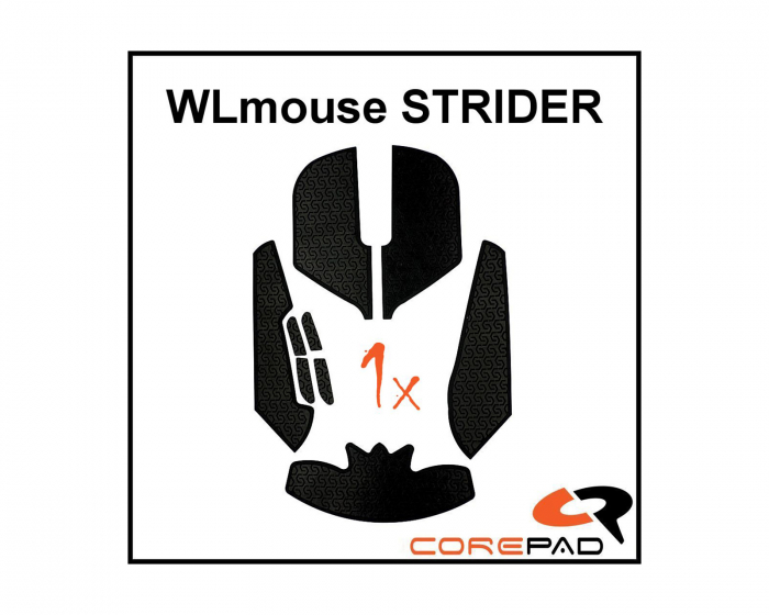 Corepad Soft Grips til WLmouse Strider Magnesium 8K - Orange