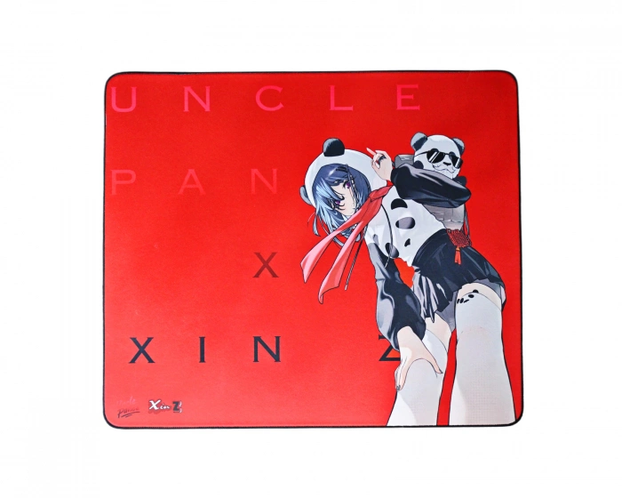 Uncle Panda Crimson Mirror Gaming Musemåtte - Rød
