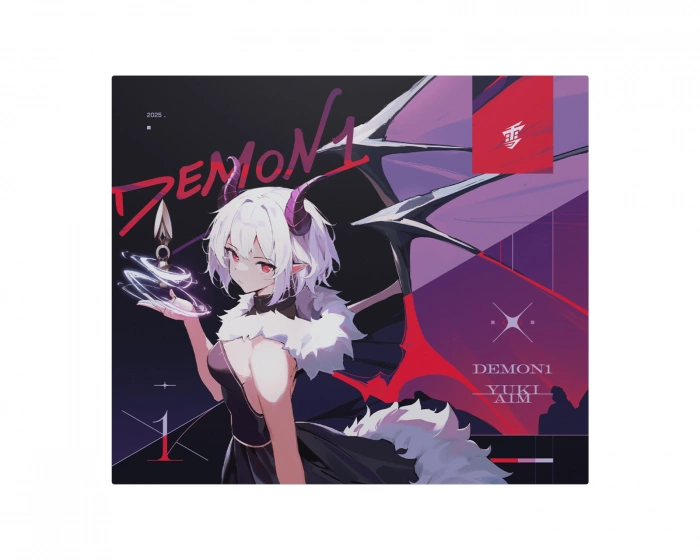 Yuki Aim x Demon1 Glas Musemåtte - Limited Edition