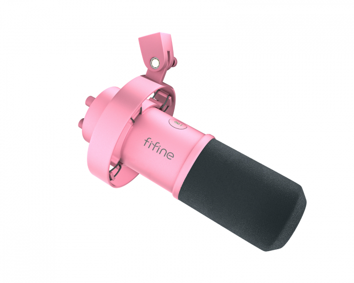 Fifine K688 USB / XLR Dynamisk Mikrofon - Lyserød