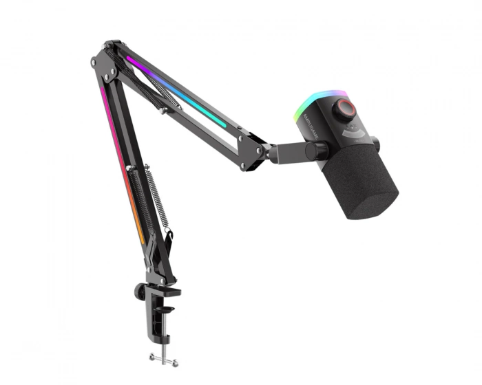 Fifine AmpliGame AM8PROT Mikrofon med bomarm - Sort