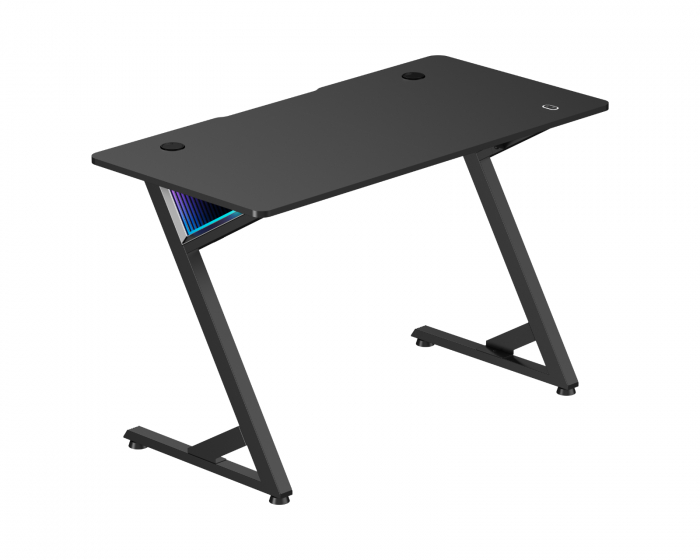 MaxMount InfinityGlow Gaming Skrivebord (120x60) - Sort