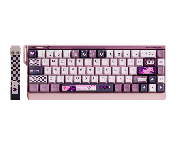 FGG FIRE68 Ultra Magnetic HE ANSI Tastatur [Gateron Jade Pro] - Hallo Rose