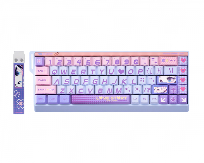 FGG FIRE68 Ultra Magnetic HE ANSI Tastatur [Gateron Jade Pro] - Love Story