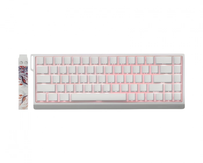 FGG MAD68 HE RGB ANSI Tastatur [Magnetic Amber Pro] - Hvid