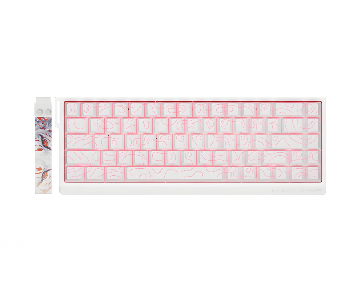 FGG MAD68 Flagship HE V2 ANSI Tastatur [TTC Magneto] - Hvid