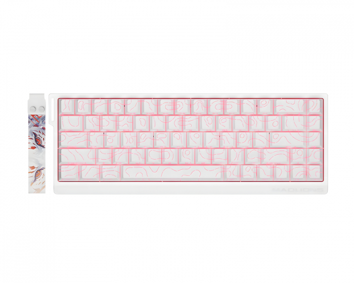 FGG MAD60 Flagship HE ANSI Tastatur [Magnetic Amber PRO] - Hvid
