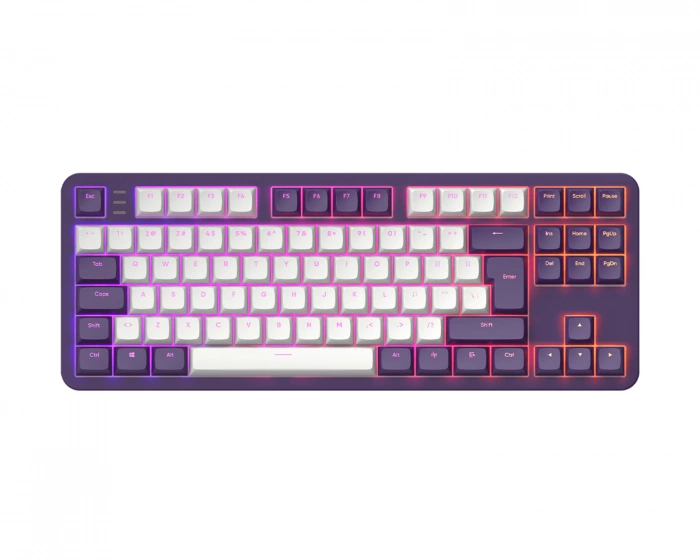Dark Project ALU87 RGB Gaming Tastatur - Violet [g3ms Sapphire]