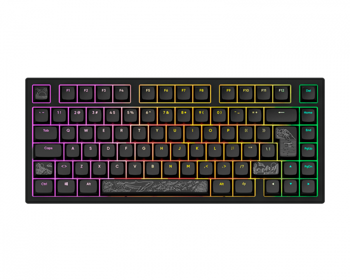Dark Project ALU81 Gaming Tastatur RGB - Terra Nostra [g3ms Moonstone] - Sort
