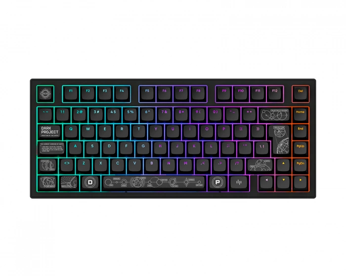 Dark Project ALU81 Gaming Tastatur RGB - Terra Nova [g3ms Moonstone] - Sort