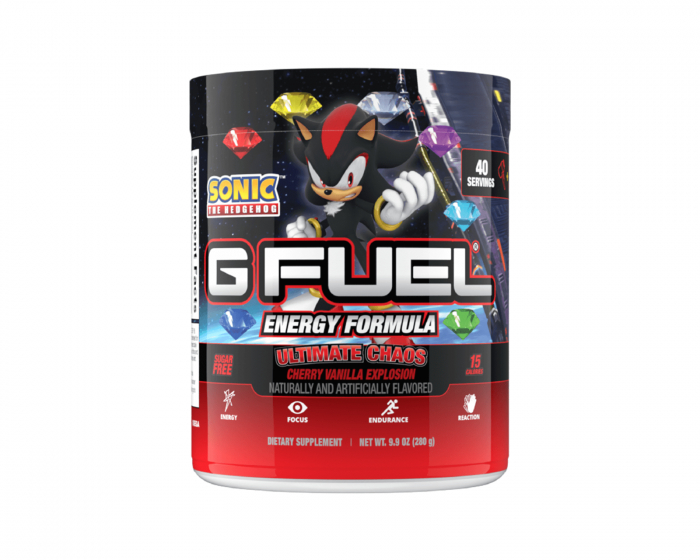 G FUEL Sonic Shadow Ultimate Chaos - 40 Servings