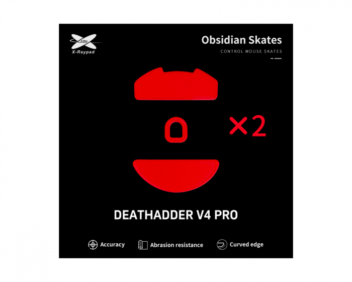 X-raypad Obsidian Skates til Razer Deathadder V4 PRO
