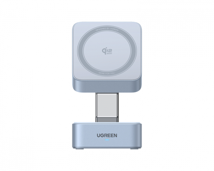 UGREEN MagFlow Qi2.2 25W 2-i-1 Magnetisk Trådløs Oplader