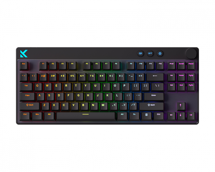 MCHOSE Mix 87 Hall Effect Magnetic Gaming Tastatur ANSI - Sort