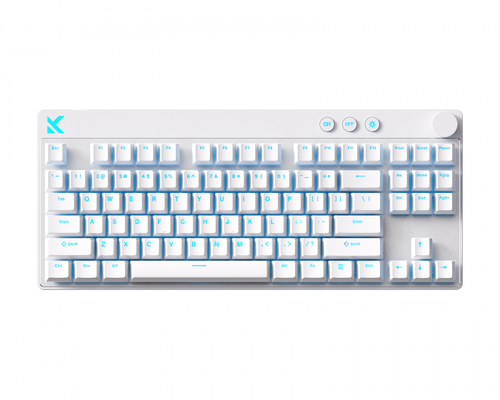 MCHOSE Mix 87 Hall Effect Magnetic Gaming Tastatur ANSI - Hvid