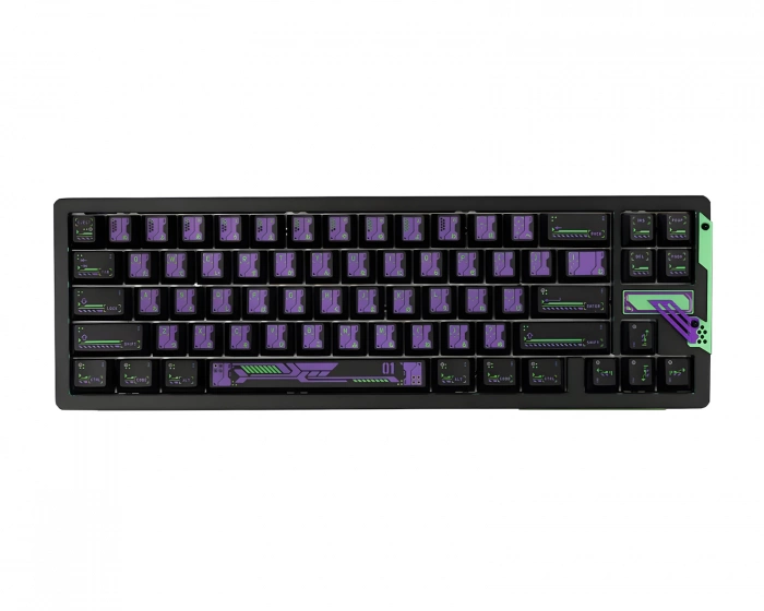 Chilkey Slice68 HE Gaming Tastatur [WS Flux Clacky] - Lilla