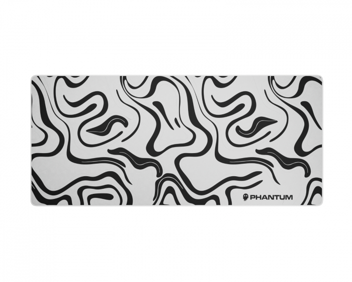 Phantum Alpha Gaming Musemåtte XXL - Hvid