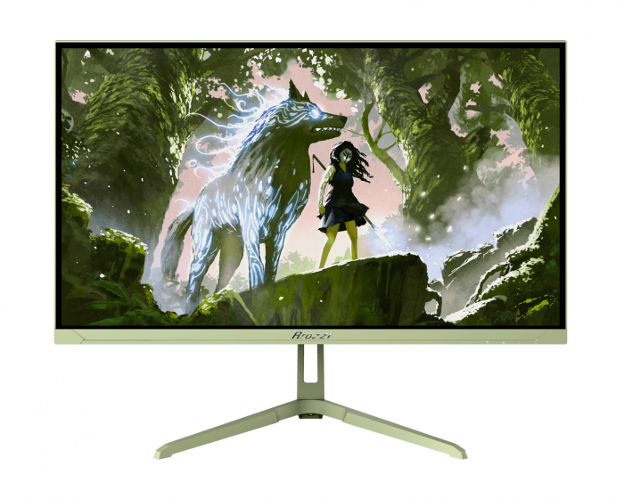 Arozzi Nova 24“ IPS 1920x1080 200Hz Gaming Monitor - Forest Green