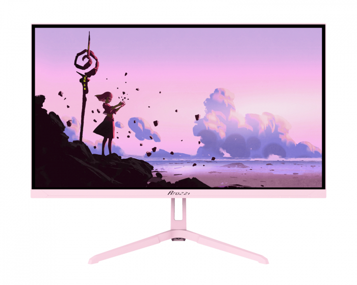 Arozzi Nova 24“ IPS 1920x1080 200Hz Gaming Monitor - Pink