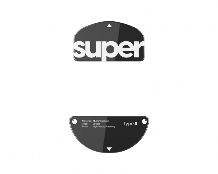 Superglide Glass Skates Type-S til Susanto-X - Sort