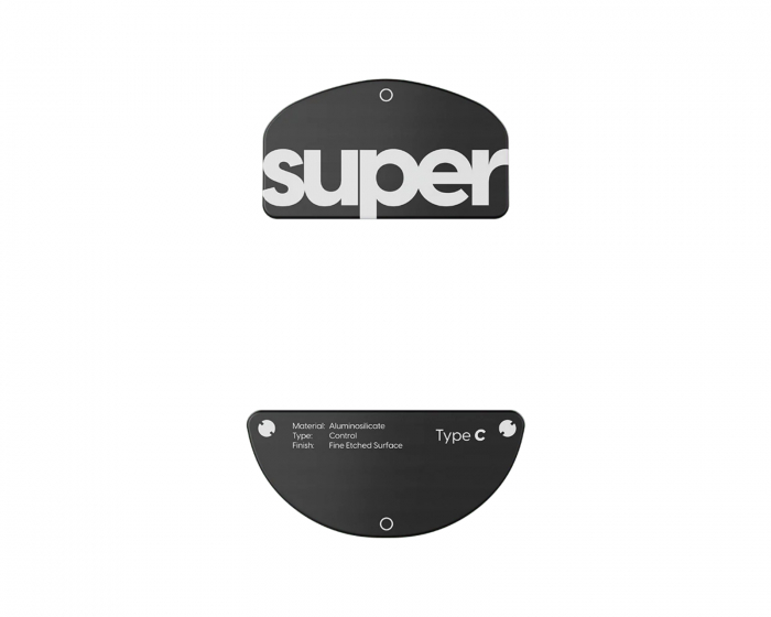 Superglide Glass Skates Type-C til Susanto-X - Sort