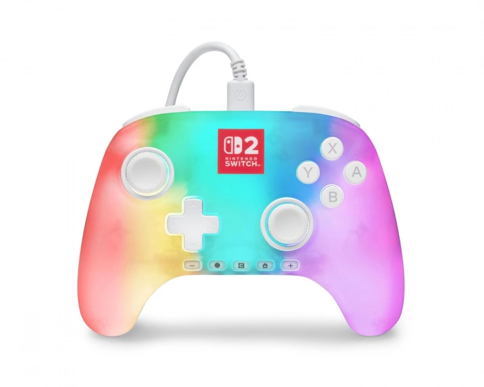 PowerA Advantage Kablebetjening til Nintendo Switch 2 - Hvid (Lumectra)