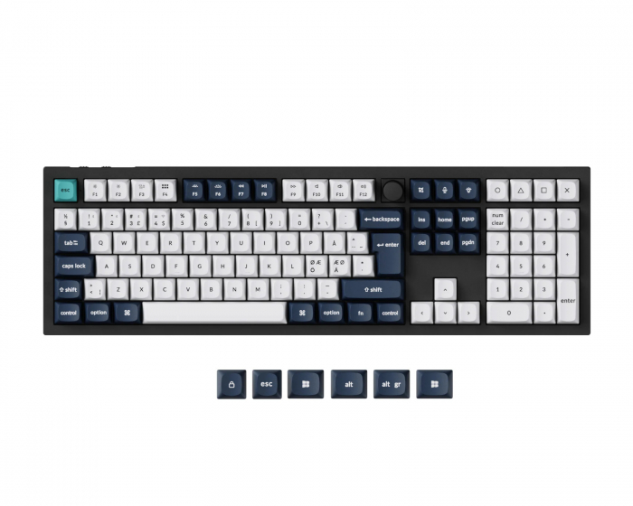 Keychron Q6 Max QMK ISO Trådløst Mekanisk Tastatur [Gateron Jupiter Banana]