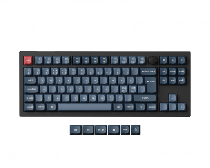 Keychron V3 Max TKL QMK ISO Trådløst Mekanisk Tastatur [Gateron Jupiter Banana]