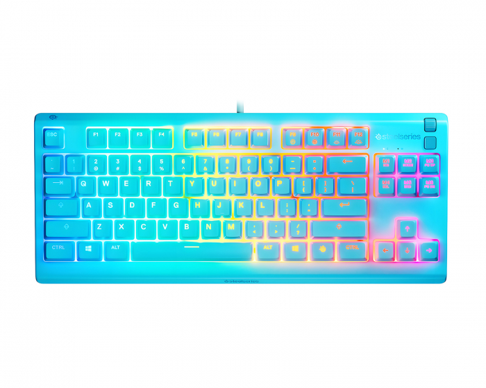 SteelSeries Apex 3 TKL RGB Gaming Tastatur - Aqua