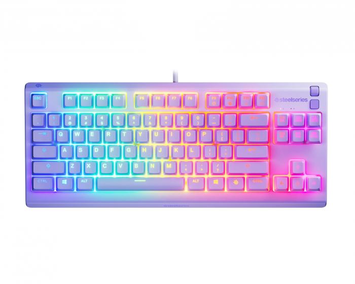 SteelSeries Apex 3 TKL RGB Gaming Tastatur - Lavender