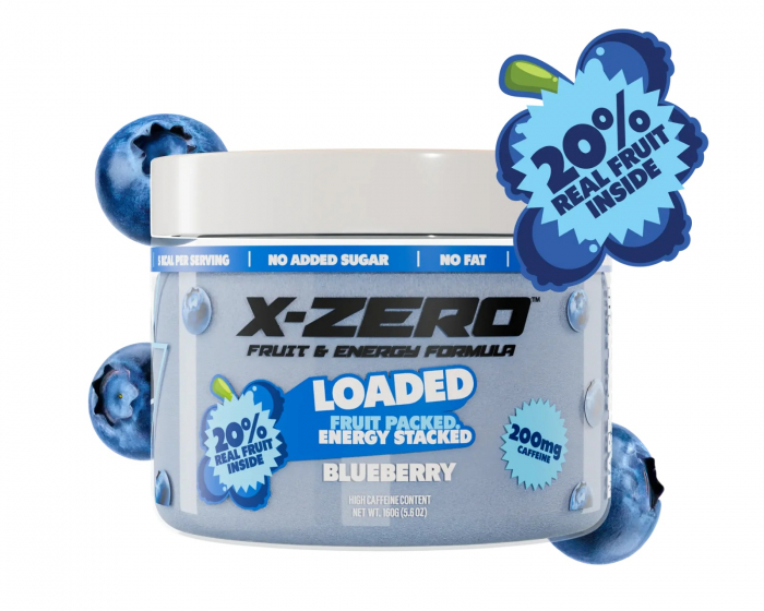 X-Gamer X-Zero Loaded Bluberry - 40 Portioner