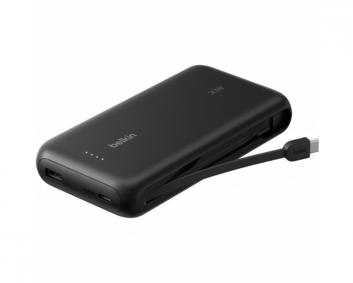 Belkin PD30W 20000 mAh Powerbank med integreret kabel