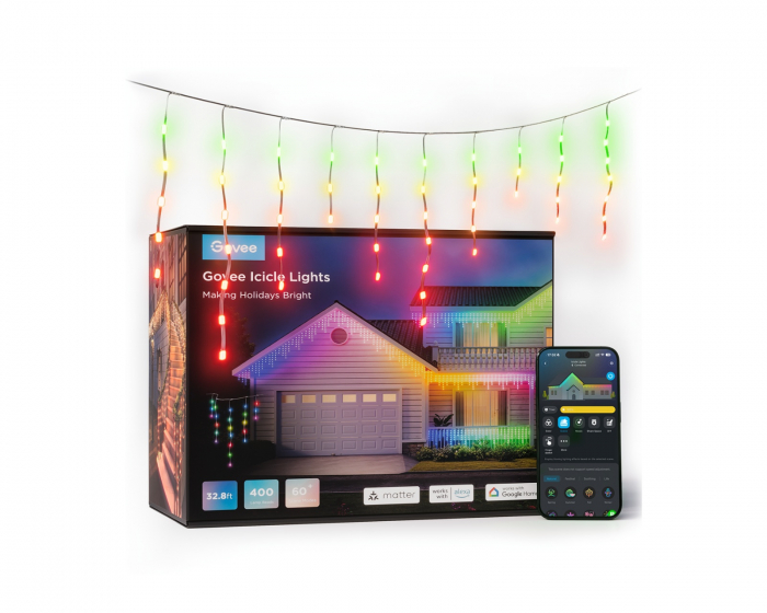 Govee Igløse Lyskæde - 10M