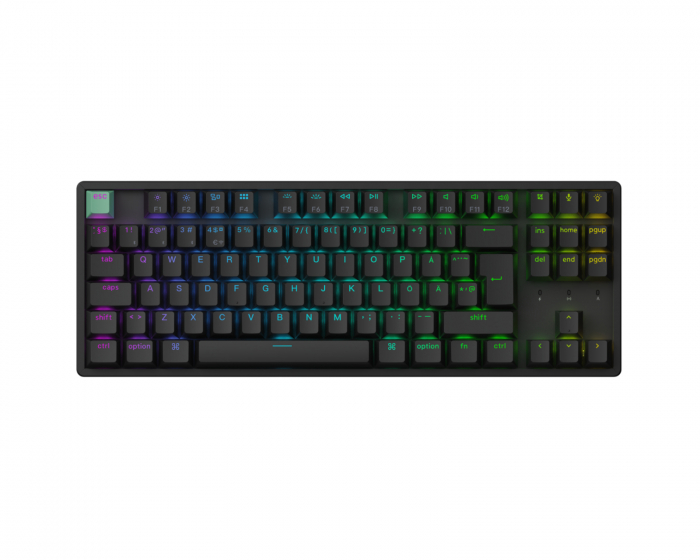 Keychron K8 HE Trådløst QMK Tastatur [Gateron 2.0 Purple Magnetic Switch] - Sort