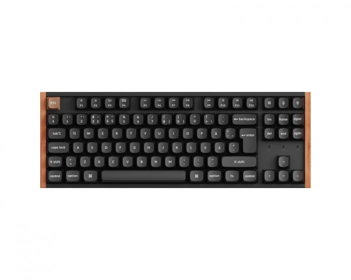 Keychron K8 HE SE Trådløst QMK Tastatur [Gateron 2.0 Purple Magnetic Switch] - Wood Black
