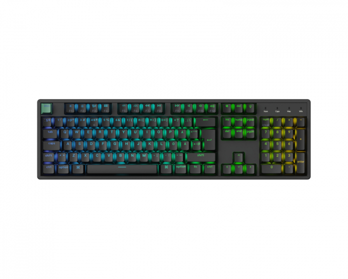 Keychron K10 HE Trådløst QMK Tastatur [Gateron 2.0 Purple Magnetic Switch] - Sort