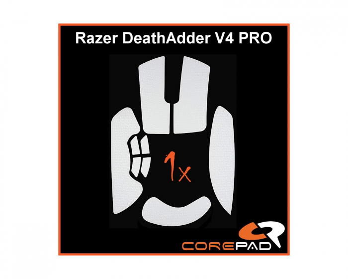 Corepad Soft Grips Til Razer DeathAdder V4 PRO - Hvid