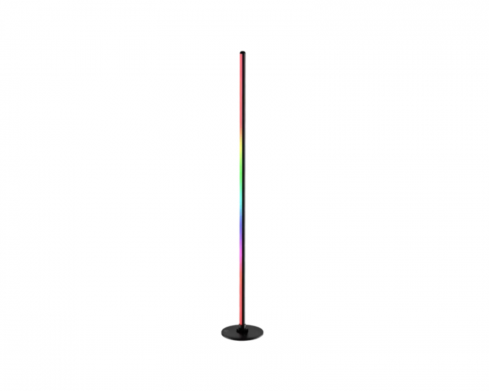 Deltaco Smart Home Gulvlampe - Fjernbetjening / App Kontrol - Sort