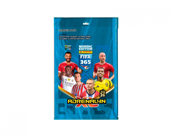 Panini FIFA 365 AdrenXL 2026 Startpakke - Fodboldkort