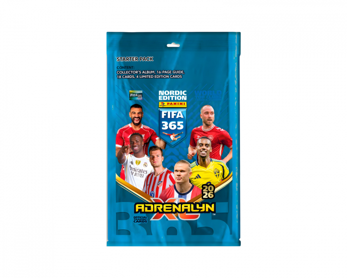Panini FIFA 365 AdrenXL 2026 Startpakke - Fodboldkort