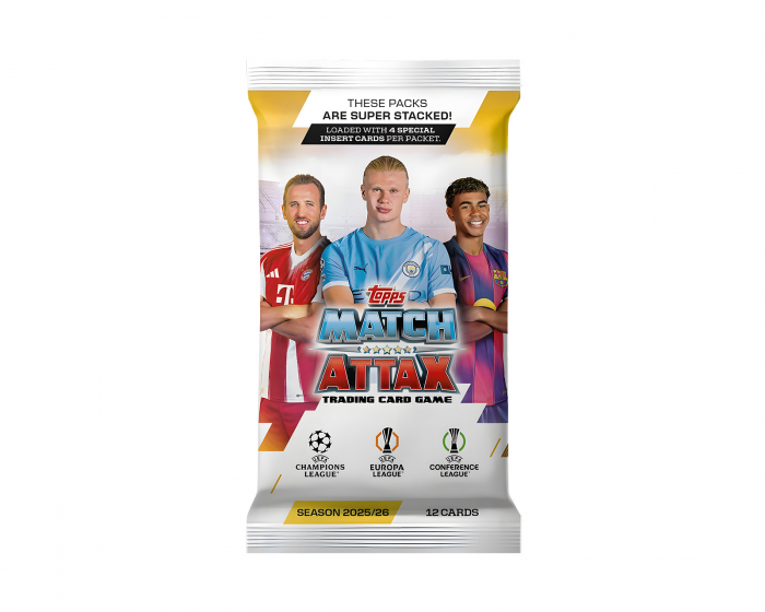 Topps Match Attax Kort UCL 25/26 Booster - Fodboldkort