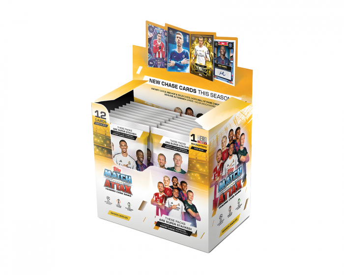 Topps Match Attax Kort UCL 25/26 Display (32 Boosters) - Fodboldkort