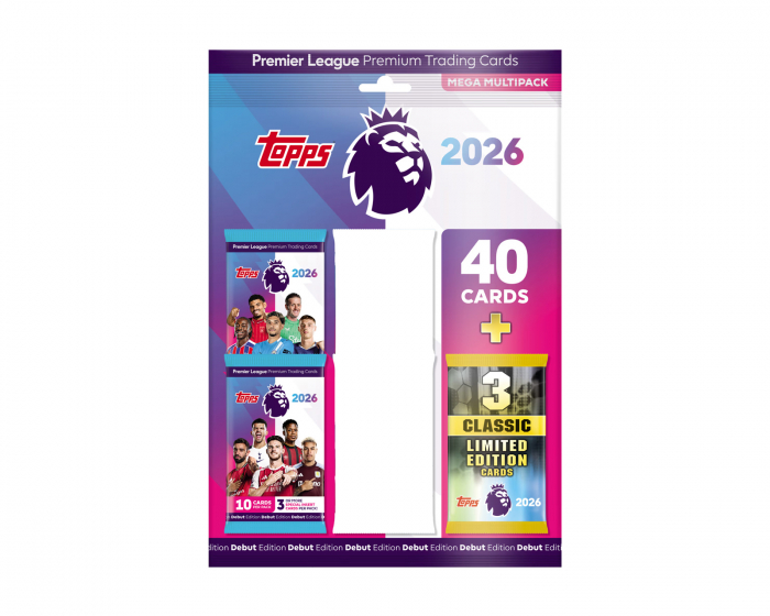 Topps Premier League Mega Pack 25/26 - Fodboldkort